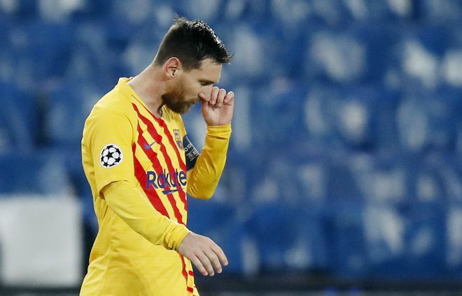 Messi mất đi cơ hội sút lại và cũng mất luôn bàn thắng nâng tỷ số cho Barcelona.